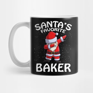 Santas Favorite Baker Christmas Mug